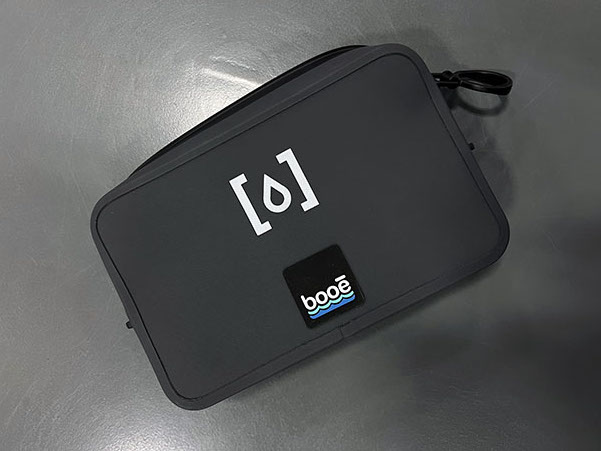 Booe bag with white Imprint Engine pad printed logo